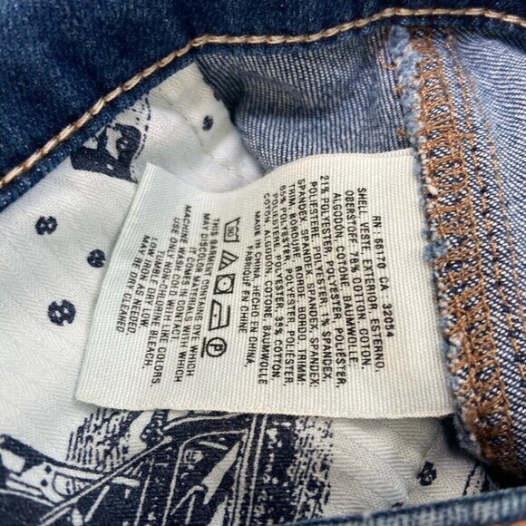 Anthropologie Blue A-Line Denim Skirt - Picture 10 of 10